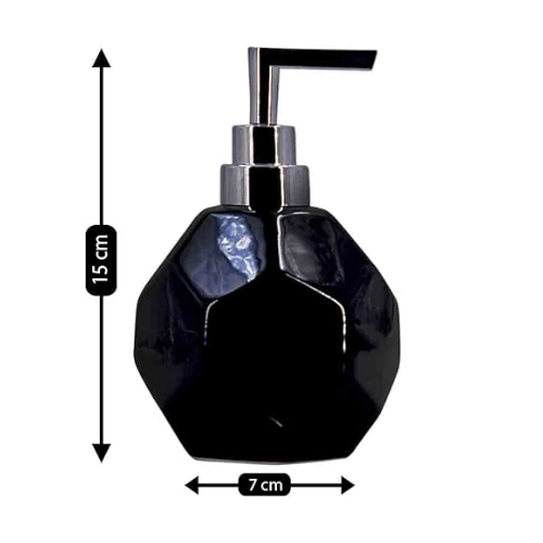 Ceramic Soap Dispenser โ Refillable Pump Bottle