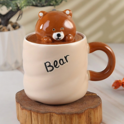 Cute Bear Mug β Adorable Ceramic Coffee & Tea Cup