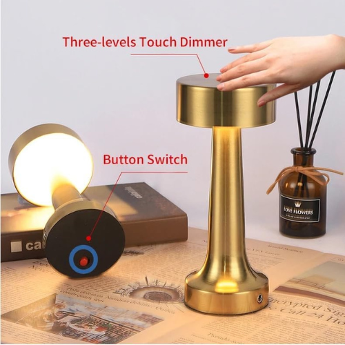 Padom Table Lamp – Modern Rechargeable Cordless LED Desk Lamp